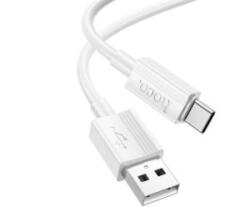 hoco. X107 adatkábel (USB - Type-C, 3A, 100cm) FEHÉR (X107_USB_TYPE-C_W)