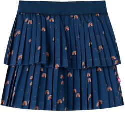 vidaXL Gyerek szoknya Navy Blue 104, 30°C-ig mosógépben mosható 15097 (15097)