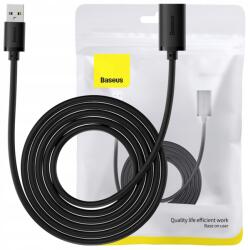 Baseus Usb 3.0 férfi-női hosszabbító kábel, AirJoy series, 2m (fekete) (6932172630379)
