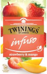 TWININGS Eper és mangó tea, Twinings, 20 tasak, 40 g