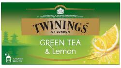 TWININGS Zöld tea citrom ízzel, Twinings, 25 filter, 40 g (070177173159)