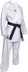 Hayashi Karateruha Gi "Premium Kumite", WKF jóváhagyott, Hayashi, fehér, piros hímzéssel, 160 cm (0473-14160)