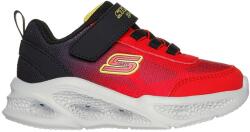 Skechers Skechers, Meteor-Lights - Krendox kontrasztos sneaker, Piros, Fekete, 25 EU (401495N-RDBK-25)