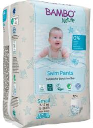 Bambo Nature Scutec chilotel pentru baie Eco Swim, Marime S, 7-12 kg, 12 bucati, Bambo Nature