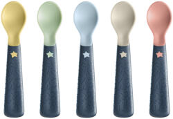 Tommee Tippee Комплект лъжички за самостоятелно хранене Tommee Tippee - EasyGrip, 6 m+, 5 броя (TT.0212)