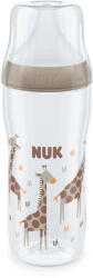 Nuk Шише със силиконов биберон NUK - Perfect Match, 6м+, 360 ml, Жираф (10216018)