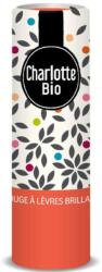 Charlotte Bio Ruj stralucitor cu unt de shea, ulei de ricin si ceara Bio Corail, 3.5g, Charlotte Bio