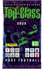 Panini Top Class 2025 tasak 8 kártya tasak Labdarúgó kártyák Labdarúgók Panini