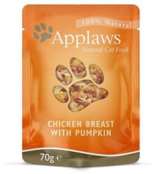 Applaws Csirke, sütőtök, vadrizs 12 x 70 g