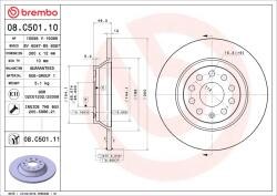 BREMBO Disc frana- PS BREMBO 08. C501.11