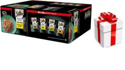Sheba SHEBA Delicacy Fine Flakes Poultry Flavour Sachets 80x85 g - teljes értékű nedves eledel felnőtt macskáknak, zselében (darabokban: kacsa, csirke, baromfi, pulyka) + Ingyenes Meglepetés Macskának