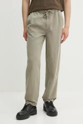 Superdry pantaloni din amestec de in PPYA-SPM0KR_91X (M7011395A.1KH)