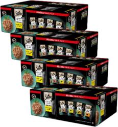 Sheba SHEBA Delicacy Fine Flakes Poultry Flavour Sachets 4x (80x85 g) - teljes értékű nedves eledel felnőtt macskáknak, zselében (darabokban: kacsa, csirke, baromfi, pulyka)