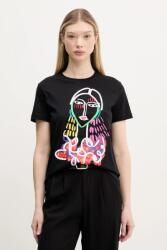 Desigual tricou din bumbac MISURI PPYA-TSD136_99X (25SWTKA9)