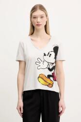 Desigual tricou din bumbac MICKEY JOKER PPYA-TSD133_09X (25SWTKAG)