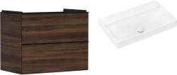 Hansgrohe Készlet szekrény Hansgrohe Xelu Q 54030670, mosdótál Hansgrohe Xelu Q 61021450