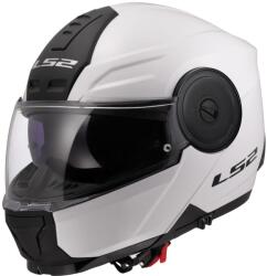 LS2 FF902 Scope II Solid felnyitható motoros bukósisak fehér