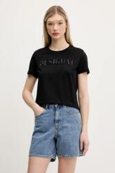 Desigual tricou din bumbac BRANDY PPYA-TSD12R_99X (25SWTK17)