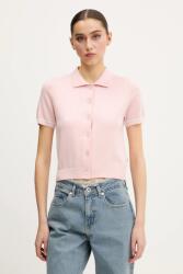 Guess Jeans tricou polo din amestec de lână PPYA-POD02P_03X (W5GR03.Z3HO2)