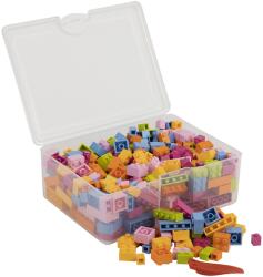 Q-BRICKS Vegyes építőkocka készlet virág színekben | építőkocka készlet | 300 db építőkocka | Q-BRiCKS® (QBBOX-MFL-BX300)