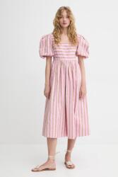 Stine Goya rochie din bumbac PPYA-SUD0YZ_30X (SG.SS25.D113.2344)
