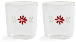 &k amsterdam set de pahare flora red 300 ml 2-pack 99KK-SLU02G_TSP (361.02) Pahar
