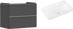 Hansgrohe Készlet szekrény Hansgrohe Xelu Q 54028700, mosdótál Hansgrohe Xelu Q 61021450