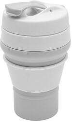 New Baby Cană pliabilă din silicon New Baby 350 ml 2 în 1 Gri (56996)