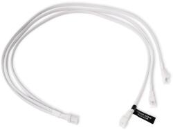 Alphacool 4-Pin auf - 3x 4-Pin PWM Y-Kábel elosztó 60cm - Fehér (18727)
