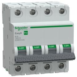 Schneider Electric Schneider kismegszakító 4P B 16A 6kA Easy9 Pro EZ9F27416 (EZ9F27416)