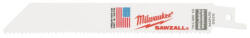 Milwaukee Szablyafűrészlap 150 mm / 10-14TPI bimetál (fa, fém, műanyag) (5 db) (48475292)