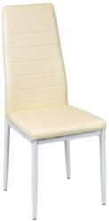 Leziter Tino NOVA Étkezőszék bézs textilbőr + fém (MDC-001-Beige)