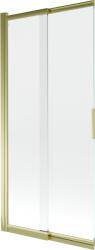 Mexen Fox paravan de baie cu 2 panouri culisante 85 x 150 cm, transparent, auriu - 891-085-002-50-00 (891-085-002-50-00)