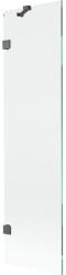 Mexen Lunar paravan de cadă cu un singur panou 50 x 150 cm, transparent, gri metalizat periat - 897-050-000-66-00 (897-050-000-66-00)