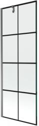 Mexen Next paravan de baie cu 1 canat 70 x 150 cm, carouri negre, metal brun - 895-070-000-00-77-95 (895-070-000-00-77-95)