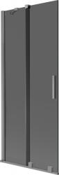 Mexen Velar paravan de cadă cu 2 canaturi glisante 85 x 150 cm, grafit, metal pistol - 896-085-000-41-95 (896-085-000-41-95)