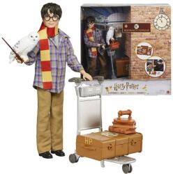 Mattel Harry Potter baba Hedvig baglyával, 30 cm, Platform 9 3/4 játékszett (20402)