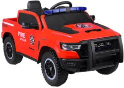Jokomisiada RAM tűzoltó terepjáró elektromos gyerekautó 4x4, 12V akkumulátor, távirányító (21756)