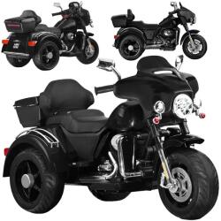 Jokomisiada 12V akkumulátoros gyerek chopper motor, 2x12V motor, EVA kerekek, bőrülés (16900)