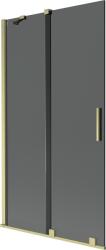 Mexen Velar paravan de cadă cu 2 aripi glisante 100 x 150 cm, grafit, auriu periat - 896-100-000-41-55 (896-100-000-41-55)
