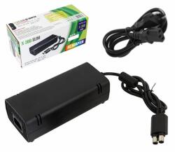 Hálózati tápegység Xbox 360 Slim konzolhoz, 135 W LED, 100-240 V