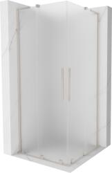 Mexen Velar L Duo cabină de duș glisantă 80 x 80 cm, înghețat, nichel periat - 871-080-080-02-33-97 (871-080-080-02-33-97)