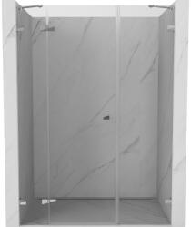 Mexen Lunar uși de duș batante stânga 155 cm, transparente, crom - 834S-155-050-01-00-L (834S-155-050-01-00-L)