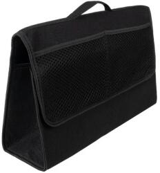 Xtrobb Fekete filc csomagtartó rendező, 22 l, tépőzáras rögzítéssel, 47×17×28 cm (00024807)