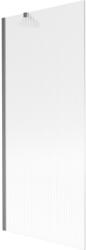 Mexen Next paravan de baie cu 1 panou 80 x 150 cm, dungi, gri pistolar periat - 895-080-000-00-09-66 (895-080-000-00-09-66)