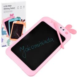 Jokomisiada Rózsaszín LCD rajztábla nyuszifülekkel 17x12, 5 cm + érintőceruza (17262)