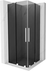 Mexen Velar L Duo cabină de duș glisantă 100 x 100 cm, grafit, albă - 871-100-100-02-43-20 (871-100-100-02-43-20)