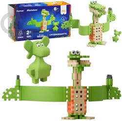 Marioinex Mini Waffle építőkocka készlet 60 db, Diplodocus figurával és Pterodactylusszal (21722)