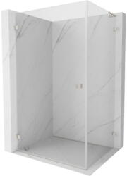 Mexen Lunar-B L cabină de duș rabatabilă stânga 85 x 80 cm, transparent, nichel periat- 832L-085-080-97-00-L (832L-085-080-97-00-L)