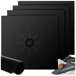 Ruhhy Teflon alátét gázrózsához - 4 db. , 27 x 27 x 0, 2 cm, fekete (00019176)